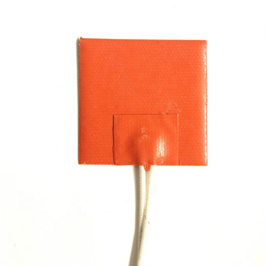 Calentador de goma de silicona con alfombrilla de calefacción flexible de 100 * 100 mm