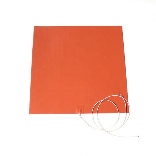 Calentador de goma de silicona con alfombrilla de calefacción flexible de 100 * 100 mm
