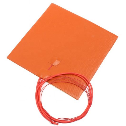 Calentador de goma de silicona con alfombrilla de calefacción flexible de 100 * 100 mm
