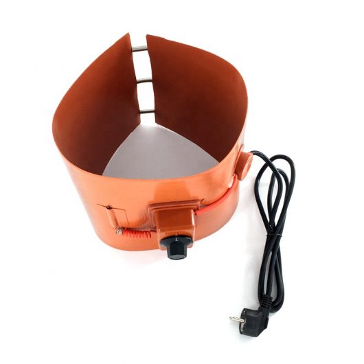 Calentador de tambor de aceite flexible de caucho de silicona eléctrico para calefacción de 55 galones-3