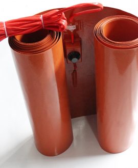 Calentador de tambor de caucho de silicona de 220 V y 55 galones con controlador de temperatura