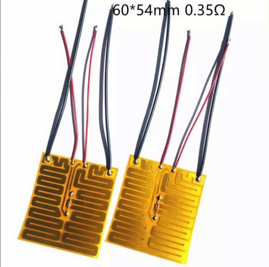 Almohadilla calefactora Kapton de película delgada de poliimida adhesiva de 0,35 Ω (1) Almohadilla calefactora Kapton de película delgada de poliimida adhesiva de 0,35 Ω (1)