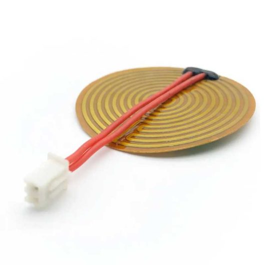 Elemento calefactor de película de kapton eléctrico industrial personalizado de 50 mm (1) Elemento calefactor de película de kapton eléctrico industrial personalizado de 50 mm (1)