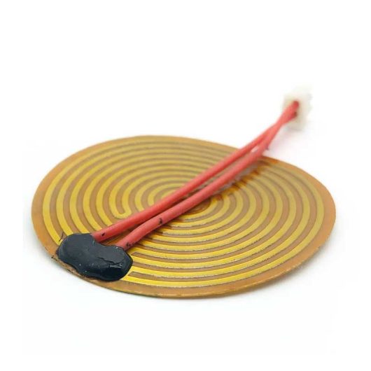 Elemento calefactor de película de kapton eléctrico industrial personalizado de 50 mm (5) Elemento calefactor de película de kapton eléctrico industrial personalizado de 50 mm (5)