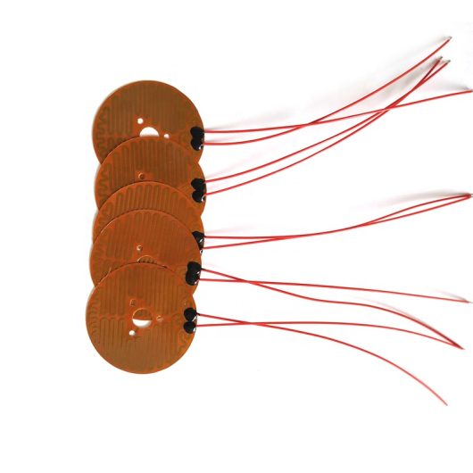 Elemento calefactor de película de poliimida Kapton grabado en lámina eléctrica con adhesivo 3M (3) Elemento calefactor de película de poliimida Kapton grabado en lámina eléctrica con adhesivo 3M (3)
