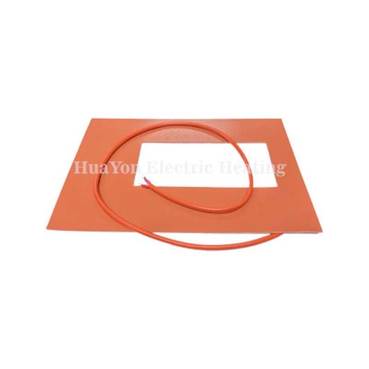 Almohadilla térmica de caucho de silicona flexible eléctrica delgada (6)