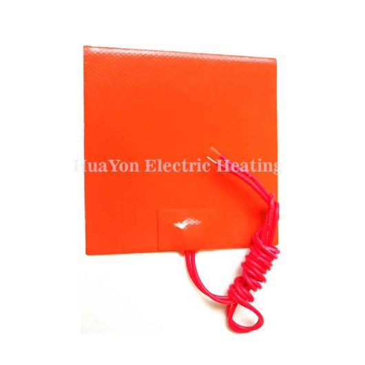 Calentador de placa de almohadilla térmica de goma de silicona flexible Industrial con termostato (1)