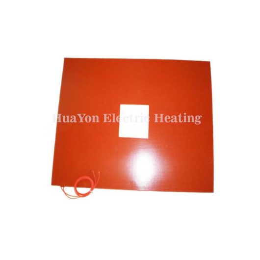Calentador de placa de almohadilla térmica de goma de silicona flexible Industrial con termostato (2)