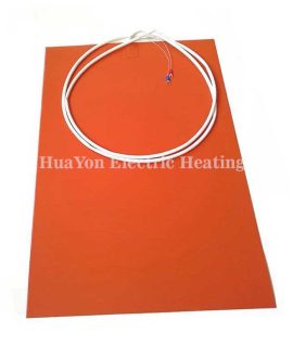 Calentador de placa de almohadilla térmica de goma de silicona flexible Industrial con termostato (6)